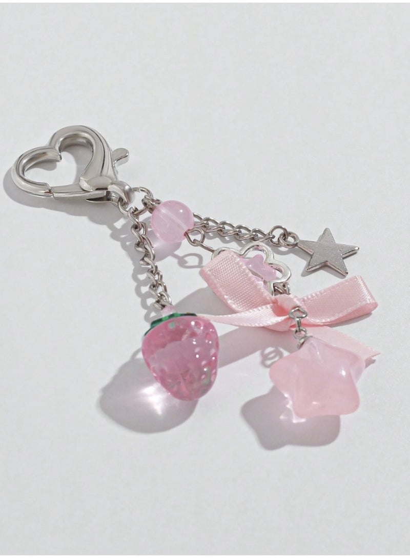 veya KAWAII STAR KEYCHAIN WITH COLORFUL TASSEL – CUTE BAG & KEY ACCESSORY - Image 4